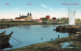 Delcampe - AK Posen Dom Landschaft An Der Warthe Posen Ungelaufen Postkarte - Posen