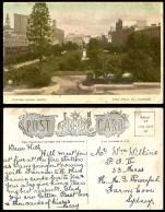 Delcampe - Australia Sydney Wynyard Square, Park Statue Monument N.S.W. Old Colour Postcard - Autres & Non Classés