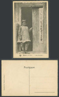 Delcampe - N. China Native Chinese Boy Costumes Happy New Year Zalig Nieuwjaar Old Postcard - China