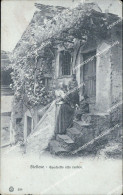 Delcampe - Bg114 Cartolina Biellese Quadretto Vita Rustica Biella 1908 - Biella