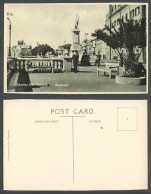Delcampe - Gibraltar Old Postcard War Memorial And Boulevard, Street Scene, Monument Statue - Gibraltar