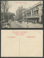 Delcampe - Ceylon Old Postcard Princes Street Scene, Colombo Apothecaries Company, Rickshaw - Sri Lanka (Ceylon)