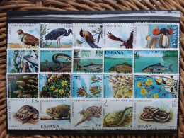 Delcampe - SPAGNA - Fauna E Fiori - 4 Serie Nuove ** + Spese Postali - Nuevos