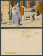 Delcampe - China Old Hand Tinted Postcard Native Chinese Monk Priests Temple Altar Shanghai - China