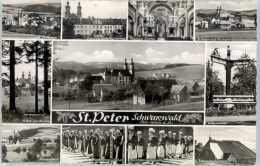 Delcampe - St Peter Schwarzwald Kirche Trachtenmaedchen Schwarzwaldhof Strandbad - St. Peter