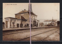 Delcampe - PHOTO  SART LES SPA JALHAY GARE LIEGE   REPRO - Jalhay