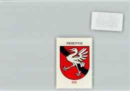 Delcampe - 1669 Neirivue - Vignette Wappen Kaffee Hag Ca 1920-1940 Neirivue - 11100623 - Other & Unclassified