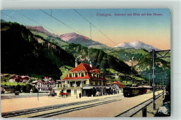 Delcampe - 3714 Frutigen - Bahnhof Mit Blick Auf Den Niesen Eisenbahn - 13271675 - Frutigen