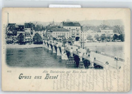 Delcampe - 4000 Basel Bâle - Alte Rheinbrücke, Klein-Basel - 50772597 - Basel