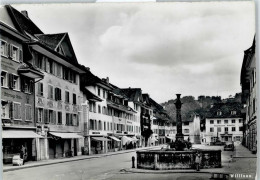 Delcampe - 6130 Willisau - Brunnen, Restaurant Untertor - 50798920 - Willisau