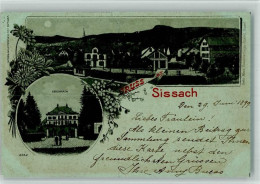 Delcampe - 4450 Sissach 1899 BOAKC Lithographie/Mondschein Ebenrain - 13702416 - Sissach