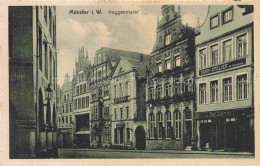 Delcampe - MueNSTER Westfalen NRW Roggenmarkt Apotheke Zahn-Atelier Giebelhaus Strassenzug - Münster