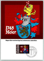Delcampe - Wappen Maier Nach Dem Siegel Des Landammannes Anton Meier Sondermarken A... - 39342791 - Liechtenstein