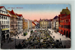 Delcampe - 4000 Basel Bâle - Rathaus Marktplatz Marktszene Tram - 39404312 - Basel