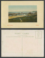 Delcampe - South Africa Old Embossed Postcard Ocean Beach Durban, Lakes, Bandstand Panorama - Non Classés