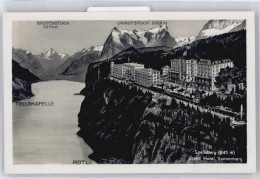 Delcampe - 6377 Seelisberg Treib - Grand Hotel Sonnenberg, Bristenstock, Urirotstoc... - 50669953 - Other & Unclassified