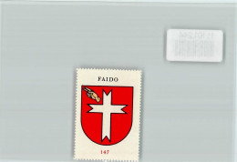 Delcampe - 6760 Faido - Vignette Wappen Kaffee Hag Ca 1920-1940 Faido - 11101244 - Faido