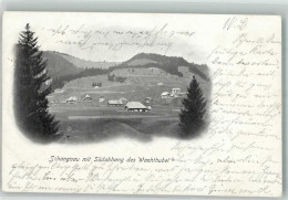 Delcampe - 6197 Schangnau 1904 Foto AK Südabhang Des Wachthubel - 14001005 - Schangnau