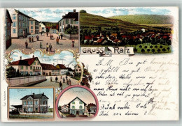 Delcampe - 8197 Rafz 1903 BOAKC Gasthaus Zum Kreuz Fabrik Schule Bahnhof Lithograph... - 13715722 - Rafz