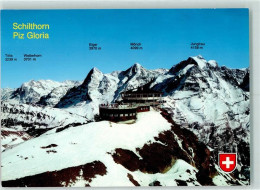Delcampe - Schilthorn Mürren - Piz Gloria Titlis Wetterhorn Eiger Mönch Jungfrau Fl... - 10281650 - Sonstige & Ohne Zuordnung