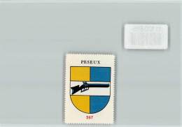 Delcampe - 2034 Peseux - Vignette Wappen Kaffee Hag Ca 1920-1940 Peseux - 11100885 - Peseux