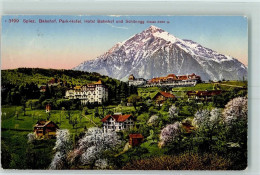 Delcampe - 3700 Spiez - Bahnhof Park Hotel Hotel Bahnhof Und Schönegg Niesen - 10395271 - Spiez