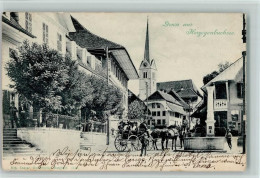 Delcampe - 3360 Herzogenbuchsee - 1907 Brunnen Pferdekutsche - 13113829 - Herzogenbuchsee