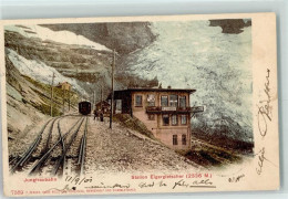 Delcampe - 3823 Eigergletscher 1901 Gebrauchsspuren Jungfraubahn - 10302049 - Sonstige & Ohne Zuordnung