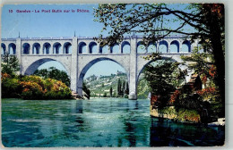 Delcampe - 1200 Genève Genf Foto AK Le Pont Butin Sur Le Rhone Feldpost Territorial... - 38023275 - Genève