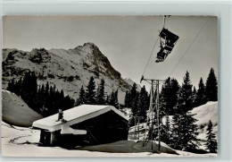 Delcampe - Grindelwald - Bergbahn Grindelwald-First Eiger Sessellift Winteraufnahme... - 11093798 - Sonstige & Ohne Zuordnung