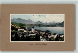 Delcampe - 6000 Luzern Lucerne 1919 - Und Die Alpen - 10257840 - Luzern