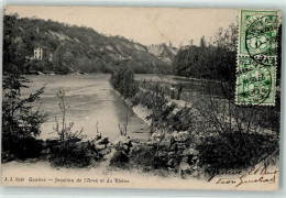 Delcampe - 1200 Genève Genf 1904 - Jonction De L Arve Et Du Rhone - 39375401 - Genève