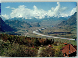 Delcampe - 9497 Triesenberg - Rheintal Blick Ab Triesenberg Auf Die Schweizerberge... - 10191902 - Liechtenstein