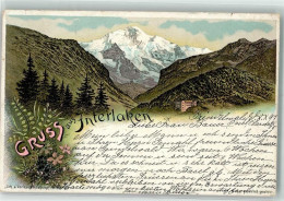 Delcampe - 3800 Interlaken 1897 Lithographie - 13971215 - Interlaken