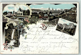 Delcampe - 2500 Biel/Bienne 1897 Lithographie Schloss Nidau Magglingen Taubenloch W... - 13601393 - Bienne