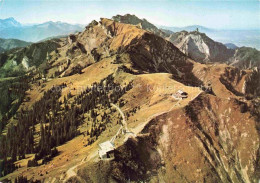 Delcampe - Lenggries Bayern Brauneck Mit Bergstation Und Benediktenwand Fliegeraufnahme - Lenggries