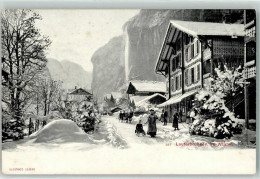 Delcampe - 3822 Lauterbrunnen - Dorfstrasse Schlitten Wassefall - 10611527 - Lauterbrunnen
