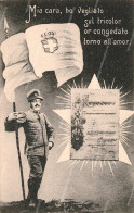 Delcampe - De653 Cartolina Militare Mia Cara Ho Vegliato Sul Tricolore Or Congedato Torno - Regimente