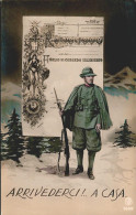 Delcampe - De654 Cartolina Militare Arrivederci A Casa Congedo - Regimente
