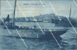Delcampe - Bg169 Cartolina Cagliari  Citta' Panorama Dal Mare - Cagliari