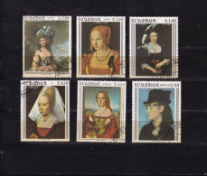 Delcampe - SA29g Ecuador 1967  Women Portraits Used Stamps - Ecuador