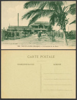 Delcampe - Senegal Old Postcard Saint Louis L'Avenue De La Gare, Train Railway Station Ave. - Non Classés