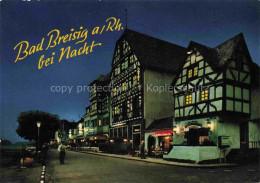 Delcampe - Bad Breisig Ahrweiler Rheinland-Pfalz Rheinpromenade Nachtaufnahme Fachwerkhaeus - Bad Breisig