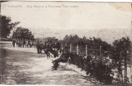 Delcampe - # TARANTO: VILLA PERIPATO E PANORAMA CITTA' VECCHIA - Taranto