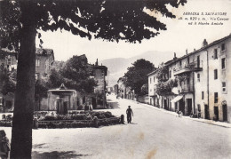 Delcampe - # ABBADIA S. SALVATORE: VIA CAVOUR E MONTE AMIATA 1955 - Siena