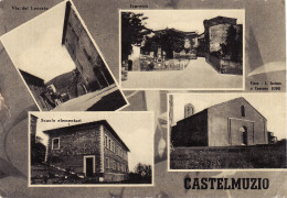 Delcampe - # CASTELMUZIO (SIENA) - 4 Vedute  1957 - Siena
