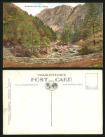 Delcampe - ABERGLASLYN PASS - River Rocks Old Postcard Mountains - Non Classés