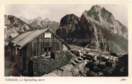 Delcampe - Ostlerhuette 1838m Breitenberg Pfronten Bayern Berghuette Holzstapel Treppe Fels - Pfronten