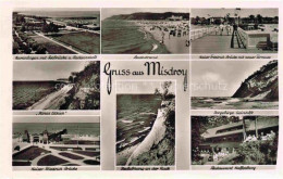 Delcampe - MISDROY Ostseebad Miedzyzdroje PL Seebruecke Kaiser-Friedrich-Bruecke Badestrand - Polen