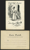 Delcampe - Artist Signed Old PPC Question Jouz Cherchez Le Rawford - Non Classés